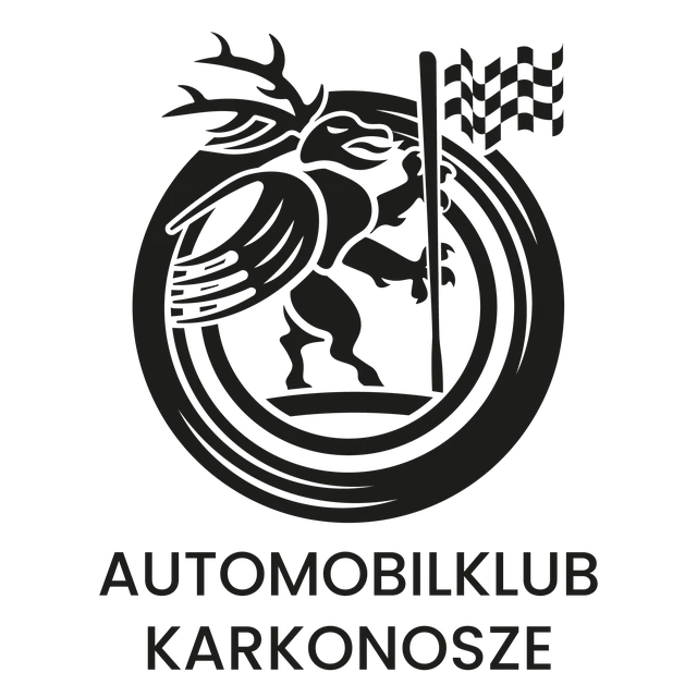 Logo Automobilklubu Karkonosze – wersja czarna