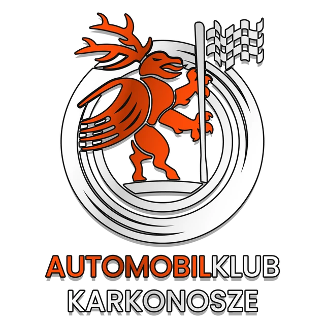 Logo Automobilklubu Karkonosze – wersja z obrysem